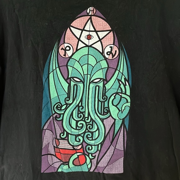 Cthulhu's Church Tee - Picture 2 of 4